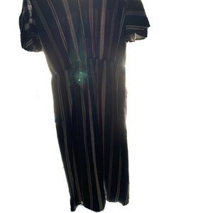 Women's Black and White Jumpsuit Charming Charlie